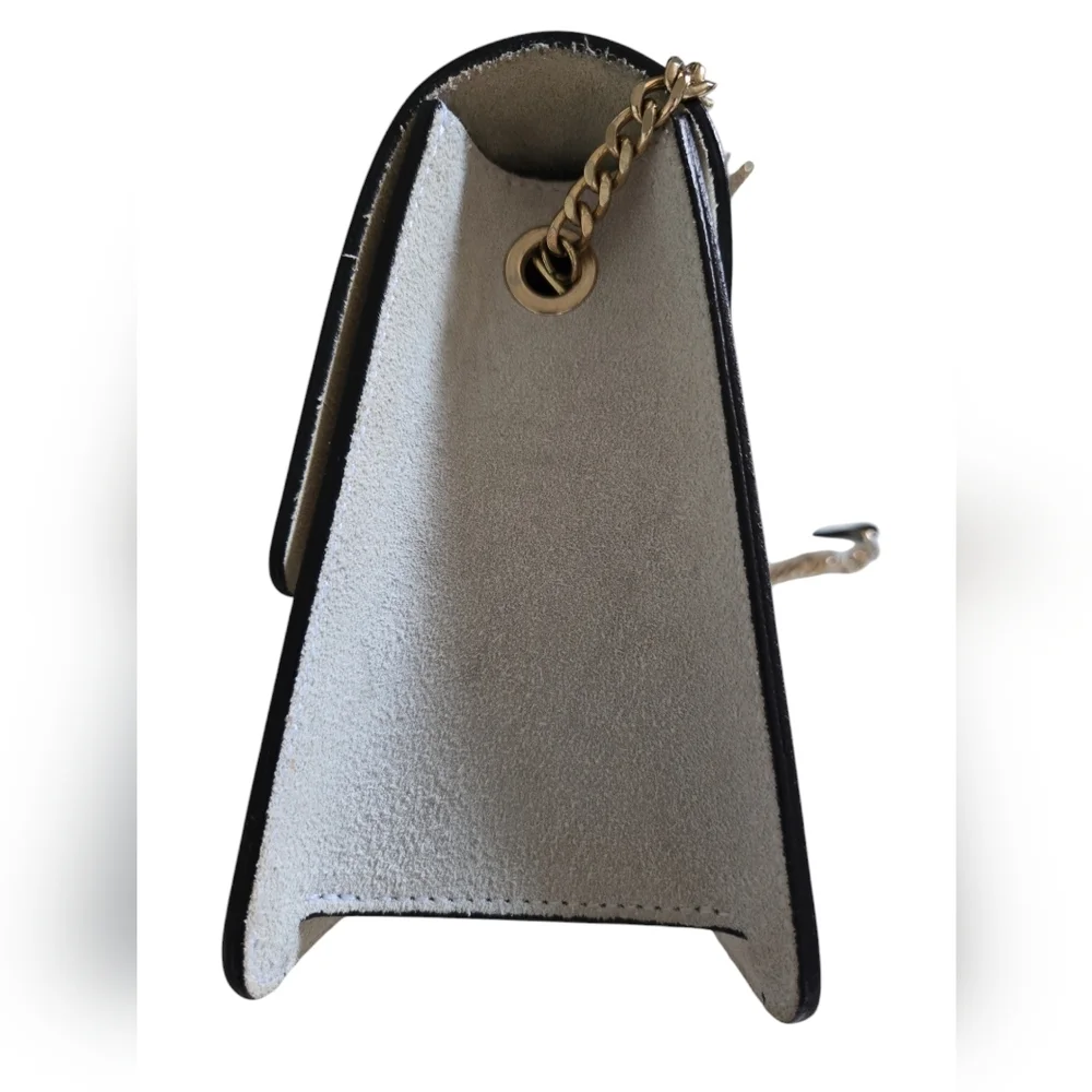 Camelia White Top Handle Crossbody Bag